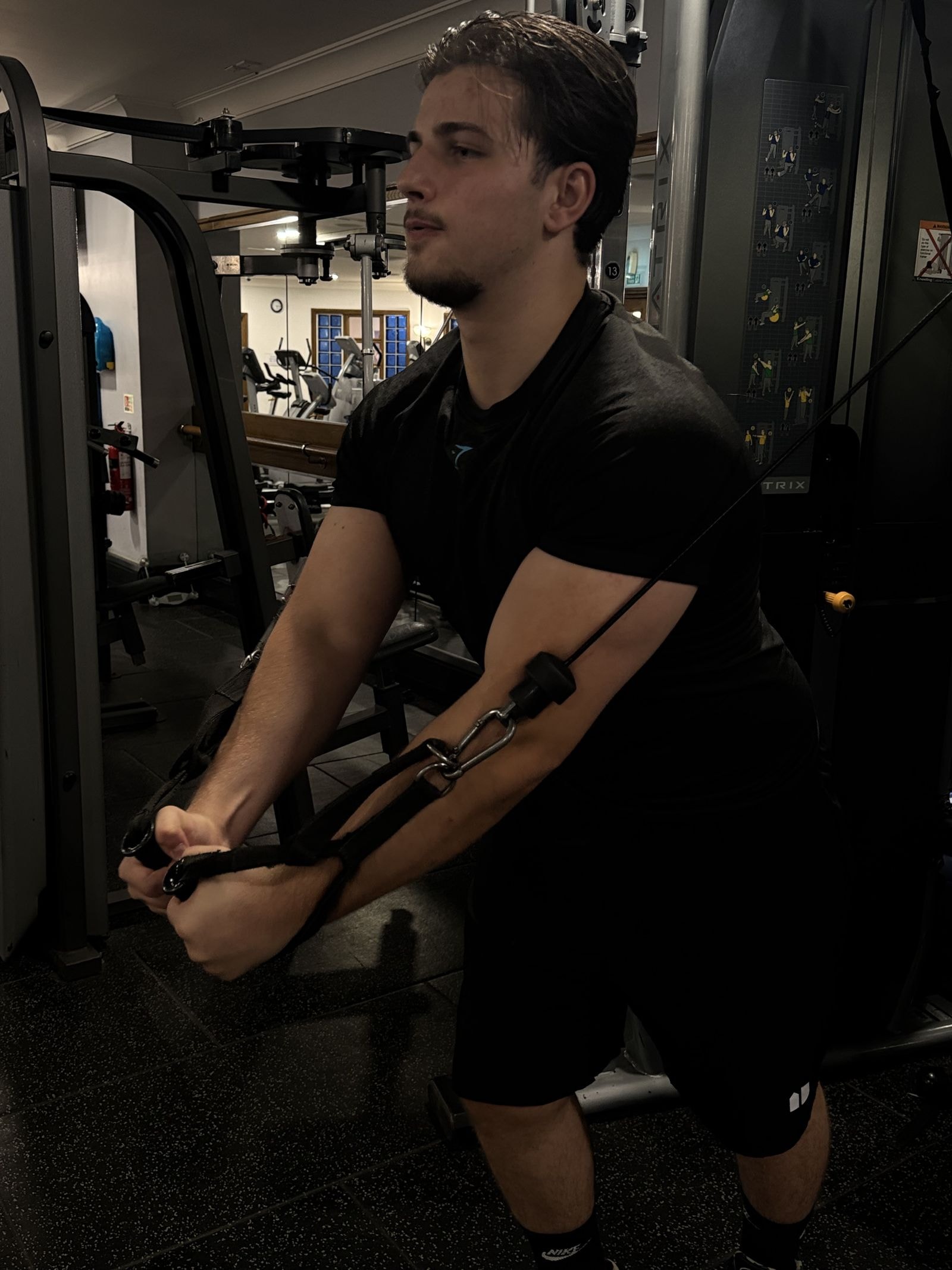 Zak training with cables
